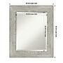 Amanti Art Dove Greywash Frame Wall Mirror, 26" x 22" (A42674593041)~#|#~7E7EC4A7-8E34-46BC-BF2F3FE177B90F5E_sc7