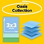 Post-it Oasis Recycled Pop-up Super Sticky Notes, 3" x 3", Oasis Collection, 70 Sheets/Pad, 6 Pads/Pack (R330R-6SST)~#|#~7E883415-912A-44FD-BF753AE774A879C1_sc7
