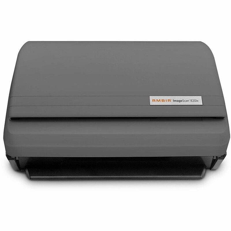 Ambir ImageScan Pro 820ix Duplex Scanner, Grey (DS820IX-AS) image 1
