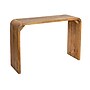 Storied Home Modern Waterfall Edge Mango Wood Console Table, Natural (EC1720)~#|#~7E8FCA83-7F83-4D6D-BF6E7EBAE43B5314_sc7