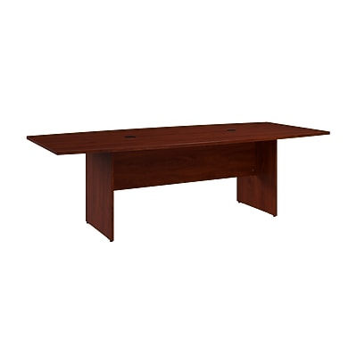 Bush Business Furniture 96" Boat Shaped Conference Table, Hansen Cherry (99TB9642HCK)