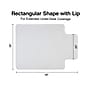 Staples® Hard Floor Chair Mat with Lip, 36" x 48'', Clear (STP-15987)~#|#~7E907DFA-DC52-41A0-A922D426A6C073B0_sc7