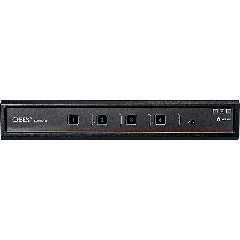 Vertiv Cybex Secure DPH SC940DPH-400 USB DisplayPort HDMI 4-Port KVM Switch image 1
