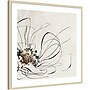 Amanti Art Golden Line Flower II by Alex Black Wood Framed Wall Art Print, 33"W x 33"H (A42679036941)~#|#~7E9476A2-ED96-45FD-A569B95E76F22468_sc7