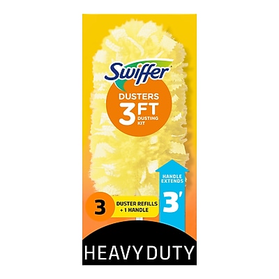 Swiffer 360 Durable Heavy Duty Fiber Dusters with Extendable Handle Kit - Thumbnail 4