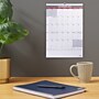 2026 Staples 15" x 22" Monthly Wall Calendar, Red/White/Gray (ST53925-26)~#|#~7EA210DE-DA62-499A-B4C416370FC1C089_sc7