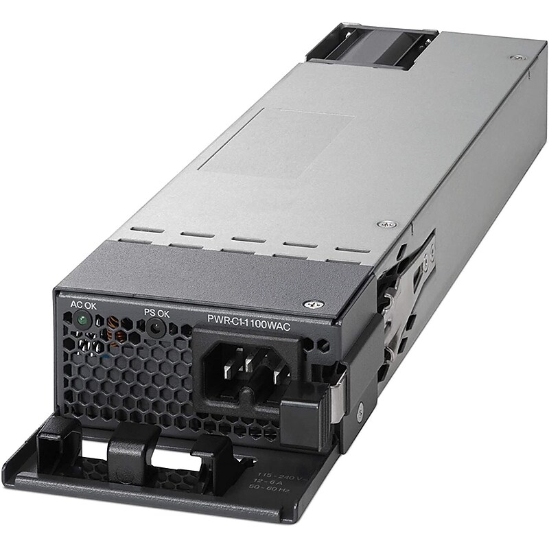Cisco Catalyst 9300 1100W 80 PLUS Platinum Internal Power-to-Port Supply (PWR-C1-1100WAC-P=) image 1