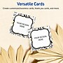Avery Square Integrated Cards, Matte White, 100/Pack (19479371025)~#|#~7EA6196A-9581-4749-9C253CF14B529A83_sc7