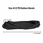 Alliance X-Treme EPDM Multi-Purpose #117B Rubber Bands, 7" x 1/8", Black, 10/Pack (02002)~#|#~7EB24F8B-FE6B-4778-9882980252D91A2E_sc7