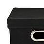 Household Essentials Storage Bins with Lids and Chromed Grommet Handles, (HH34-1)~#|#~7EB39937-02B5-4AE7-9D206DDBFECF43CF_sc7