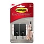 Command Small Decorative Hooks, 1 lb., Matte Black, 2/Pack (17033MB-2ES)~#|#~7EB56B2D-5F20-49C4-B35056693248F077_sc7