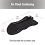 Mind Reader Memory Foam Back Cushion Lumbar Support Pillow with Air-Cloud Technology, Black (LUMBACK-BLK)~#|#~7EB7FAEF-2E4D-4E4C-B0029C02F5CD2179_sc7
