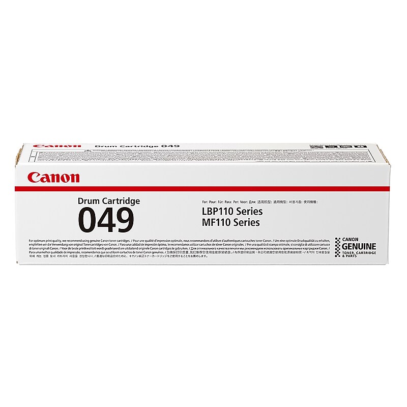 Canon 049 Black Standard Yield Drum Unit, Prints Up to 12,000 Pages (2165C001) image 1