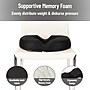 Mind Reader Donut Pillow Seat Cushion with Air-Cloud Technology, Black (DOSEAT-BLK)~#|#~7EC2A0DA-52A3-4BAE-BC4D35815BD2C02B_sc7