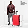InUSA Vasty 30.31" Hardside Suitcase, 4-Wheeled Spinner, TSA Checkpoint Friendly, Red (IUVAS00L-RED)~#|#~7EC3FE44-3DB8-4F40-962CD020FE5A23E5_sc7