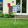 Household Essentials Outdoor Aluminum Clothesline, Silver (17125-1)~#|#~7EC4C7DD-B2A6-4480-B6CECC13CFDD4597_sc7