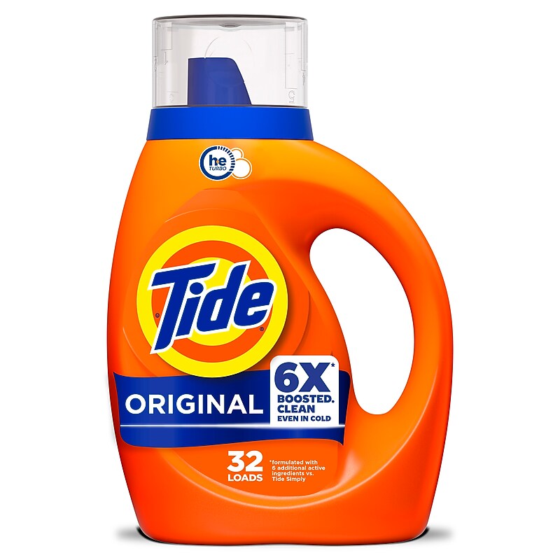 Tide HE Liquid Laundry Detergent, Original Scent, 32 Loads, 40 oz. (21177) image 1