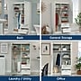Sauder Select 71"H Storage Armoire, 2 Drawers, White (420495)~#|#~7ECA3882-4635-4A4D-AE9DBCFB5419BB69_sc7