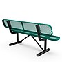 Flash Furniture Sigrid Steel 3-Seat Outdoor Bench, Green (SLFAG4HUT2H48LG)~#|#~7ECA7AAB-83CB-4510-A3642FF82A3F7878_sc7