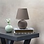 Simple Designs Compact Ceramic Globe 8.66" LED Table Lamp, Gray (LT2008-GRY-LB)~#|#~7ECE1D50-AE1E-41A3-81D1336B8BAA54FE_sc7