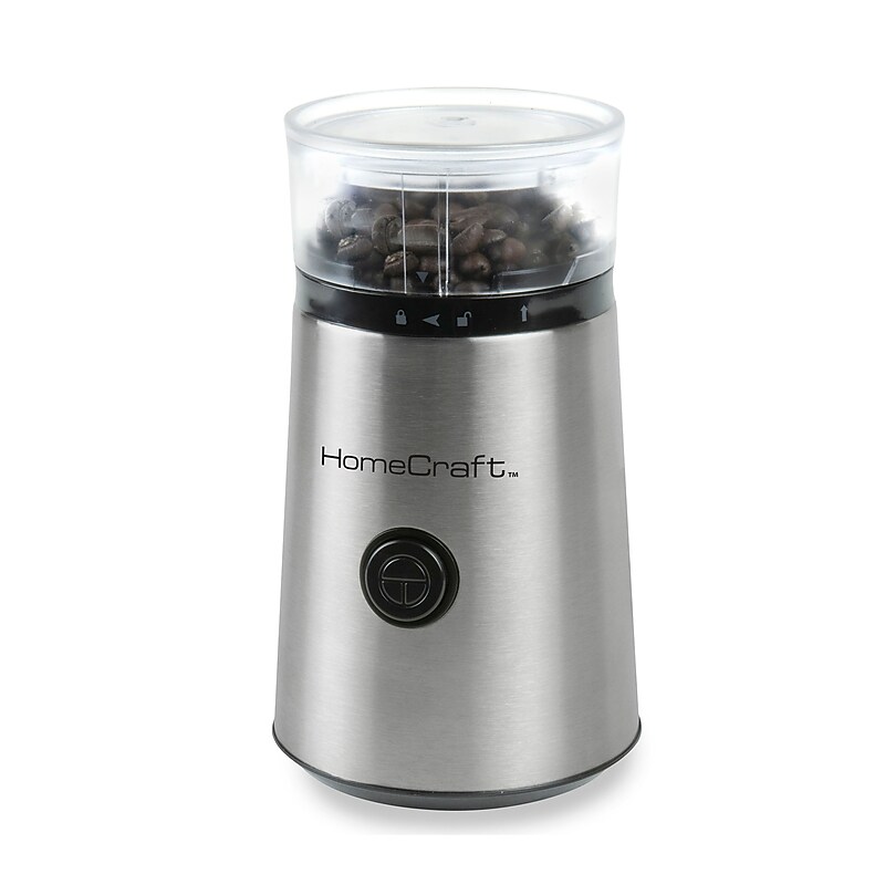 HomeCraft Blade Coffee Grinder, Stainless Steel (HCCG1SS) image 1