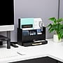 Mind Reader 5-Compartment Wood Desk Organizer, Black (VERTORG-BLK)~#|#~7EDE1770-D1FA-4119-A429EBE64024DE2B_sc7