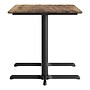 Flash Furniture TopGuard 48" x 30" Rectangular Wood Dining Table with X-Base, Natural/Black Base (ST3048NATT2230)~#|#~7EDF1A17-34AB-4C29-BBFC1F0317B0794E_sc7