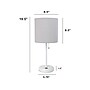 Creekwood Home Oslo LED Table Lamp, White/Gray (CWT-2011-GO)~#|#~7EE15802-72EE-4E1B-BDCAB57480432847_sc7