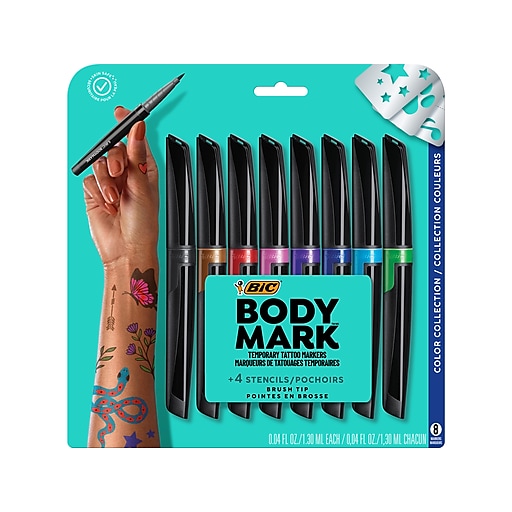 Tattoo Skin Markers, Purple 25 Pack