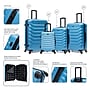 InUSA Endurance 4-Piece Hardside Spinner Luggage Set, TSA Checkpoint Friendly, Teal (IUENDSMLXL-TEA)~#|#~7EE5E308-581D-4BFF-8FE70C3181EBF546_sc7