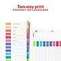 Staples Customizable Table of Contents Numeric Dividers, 12-Tabs, Multicolor (ST62964)~#|#~7EE9EC11-C45D-4208-A4C55B6ACC4076DD_sc7