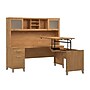 Bush Home Somerset 72W L-Shaped Sit to Stand Desk with Hutch, Maple Cross (SET015MC)~#|#~7EEC751C-C362-4225-830B8D8DF107871B_sc7