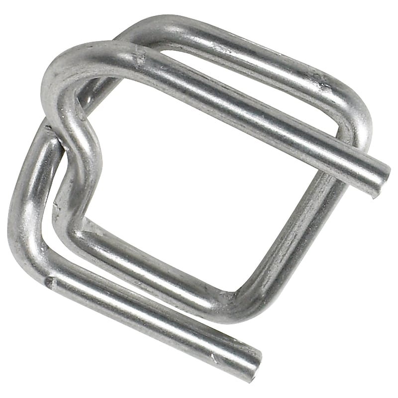 Polypropylene Strapping Metal Buckle, 1000/Carton (PS12HDBUCK) image 1