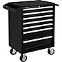 Global Industrial 26-3/8" x 18-1/8" x 37-13/16" 7 Drawer Roller Tool Cabinet, Black ~#|#~7EF3C15D-5F96-45FE-9E3A6BDA9BDD33D3_sc7