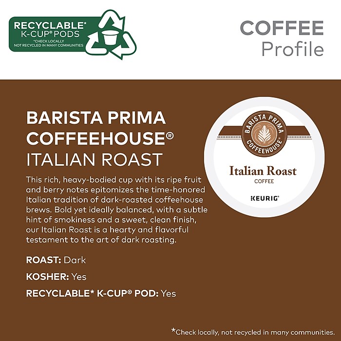 Barista prima italian roast decaf hot sale