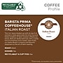 Barista Prima Italian Roast Coffee Keurig® K-Cup® Pods, Dark Roast, 96/Carton (66149)~#|#~7EF52070-8FF5-4E6B-AA9AC2878266CEB6_sc7