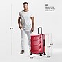DUKAP Zonix 26" Hardside Suitcase, 4-Wheeled Spinner, TSA Checkpoint Friendly, Wine (DKZON00M-WIN)~#|#~7EF91F94-405B-4238-9DCCBFFCB3D6EC6B_sc7