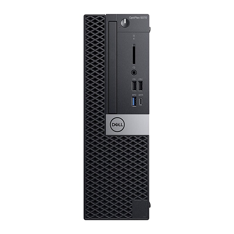 Dell OptiPlex 5070 SFF Refurbished Desktop Computer, Intel Core i7-9700 3.0GHz, 16GB RAM, 500GB SSD, Windows 11 Pro image 1