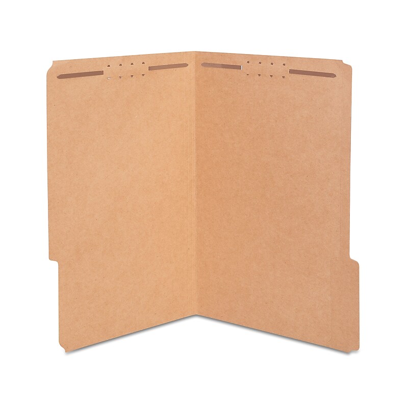 Staples® Reinforced Classification Folder, 2" Expansion, Legal Size, Kraft Brown, 50/Box (ST831073/831073) image 1