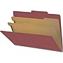 Medical Arts Press Pressboard Classification Folder, 2 Dividers, 2" Expansion, Legal Size, Dark Red, 10/Box (DV-T52-26-3ARD)~#|#~7EFA6D4A-9A83-4875-A214653CCDE3BF0E_sc7