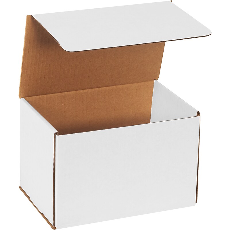 9" x 6" x 6" Crush-Proof Mailer, White, 50/Bundle (M966) image 1