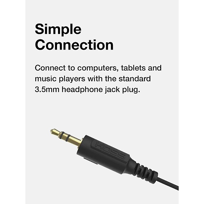 Koss UR29 Over-Ear Mix Jockey Headphone with In-Line Mic, Silver