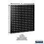 Triton Products LocBoard 24" x 24" x 9/16" Steel Square Hole Pegboards, 2/Set (LB1-BK)~#|#~7F03CFEE-8175-492A-ADDDB725A2CDE16E_sc7