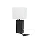 Lalia Home Lexington Table Lamp, Black Faux Leather (LHT-3012-BK)~#|#~7F03D946-FC46-4EEE-90DAAF44E2171E8F_sc7