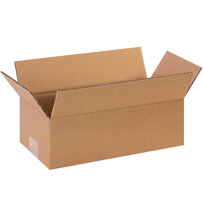 12" x 6" x 4" Heavy Duty Shipping Boxes, 32 ECT, 25/Pack (BS120604) image 1