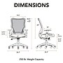 HON Wave Mesh High-Back Task Chair, Synchro-Tilt, Adjustable Arms, Black Sandwich Mesh Seat (BSXVL702MM10)~#|#~7F0CA726-BDAB-4A06-8A6BE36B138CAA75_sc7