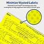 Avery Laser/Inkjet Rectangle Multipurpose Labels, 1.5" x 7.5", Neon Yellow, 400/Box (94231)~#|#~7F0F5EA0-2E3E-4B89-95010FE0231C139B_sc7