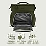 bentgo Prep Deluxe Insulated Multimeal Bag, 5-Compartment, Olive Green (BGPRPBAG-OG)~#|#~7F14B9DE-8394-45D7-8D6BA63C69A32B77_sc7