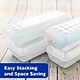 Bazic Plastic Latch Pencil Case, Clear, 12/Bundle (BAZ834-12)~#|#~7F156E80-4297-4E1B-952262505494BE37_sc7