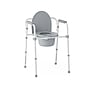 Medline 3-in-1 Commode, Fixed Arms, Back Bar, Steel Frame, 350 lb. Capacity (G1-200X1)~#|#~7F19A6B8-FEFF-4204-8967128AEE1D78BE_sc7